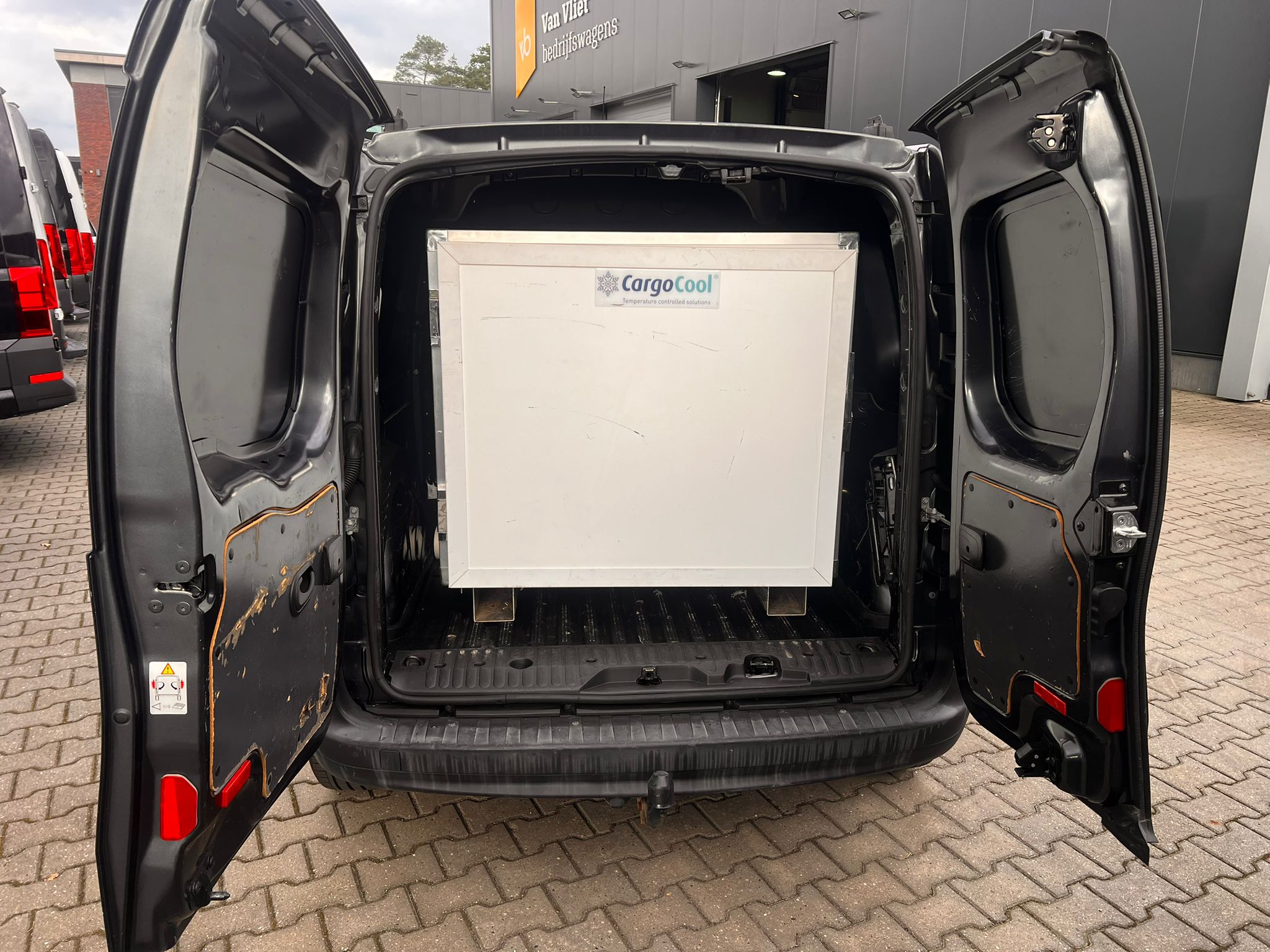 Koelwagen in bedrijfswagen